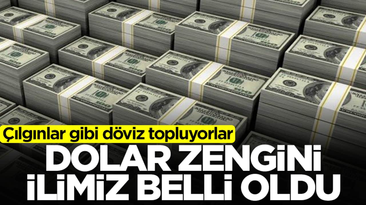 Dolar zengini ilimiz belli oldu: Çılgınlar gibi döviz topluyorlar