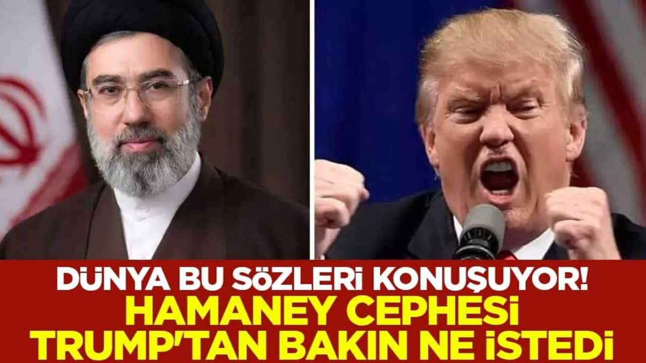 Dünya bu sözleri konuşuyor! Hamaney cephesi Trump'tan bakın ne istedi