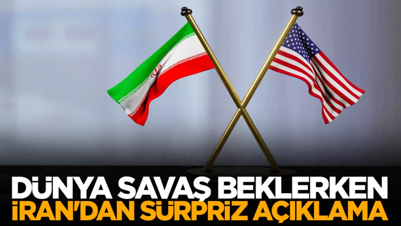 Dünya savaş beklerken İran'dan sürpriz açıklama