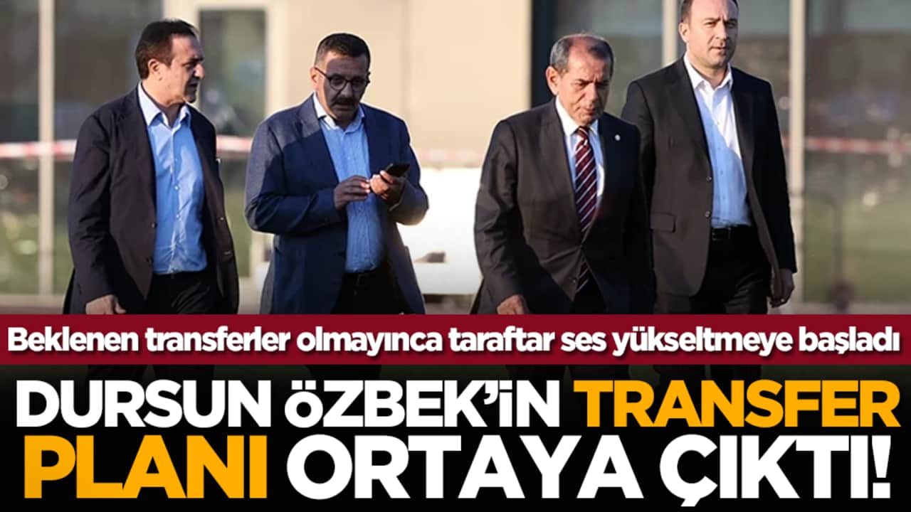 Dursun Özbek’in transfer planı ortaya çıktı!