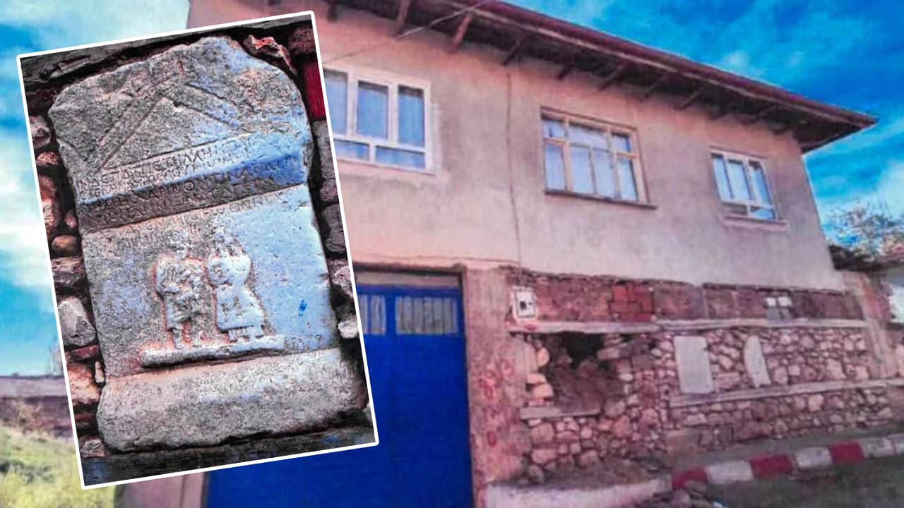 Duvarı delip tarihi eseri çalan muhtar tutuklandı