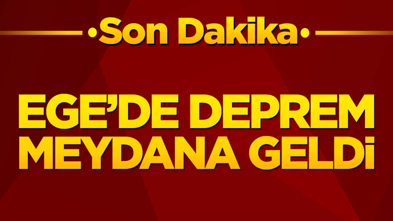 Ege Denizi'nde korkutan deprem! İzmir ve çevre iller sallandı!
