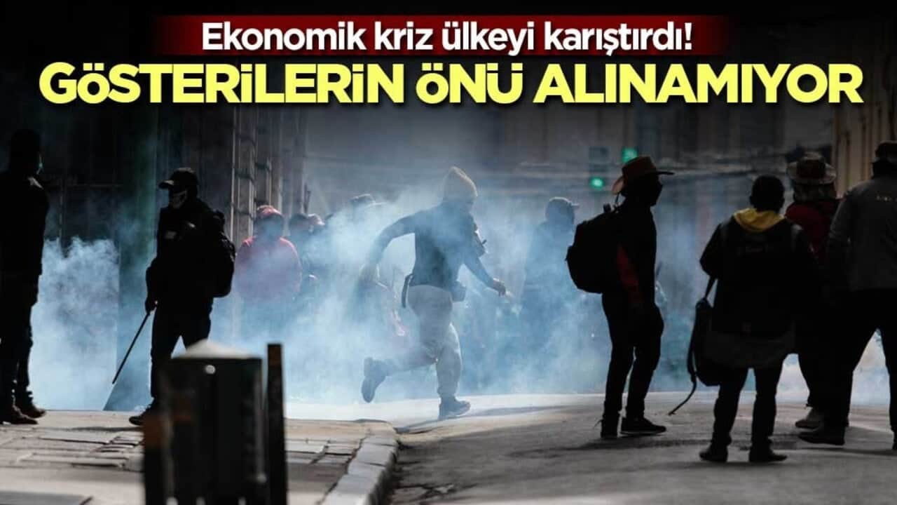 Ekonomik kriz ülkeyi karıştırdı! Gösterilerin önü alınamıyor