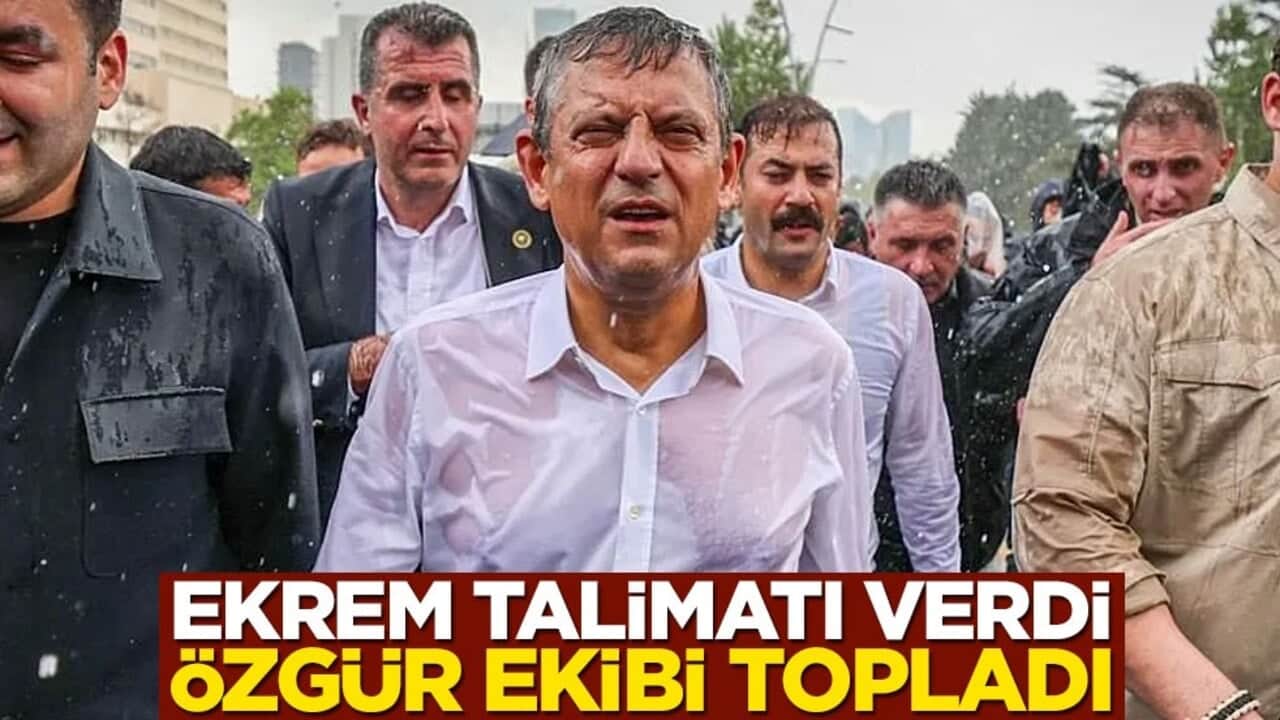 Ekrem talimat verdi, Özgür ekibi topladı