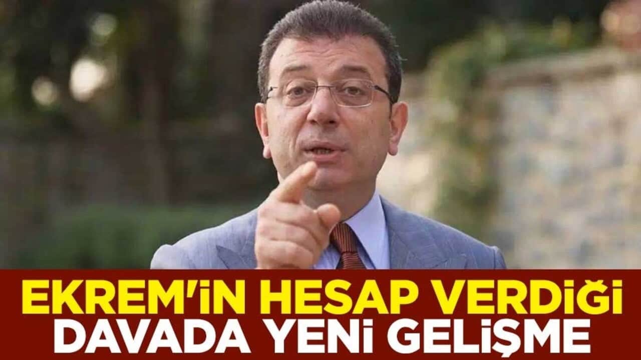 Ekrem'in hesap verdiği yolsuzluk davasında yeni gelişme