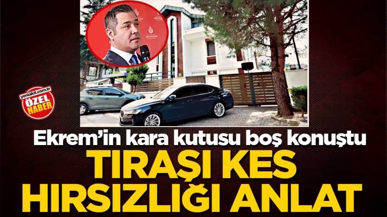 Ekrem’in kara kutusu boş konuştu! Tıraşı kes hırsızlığı anlat