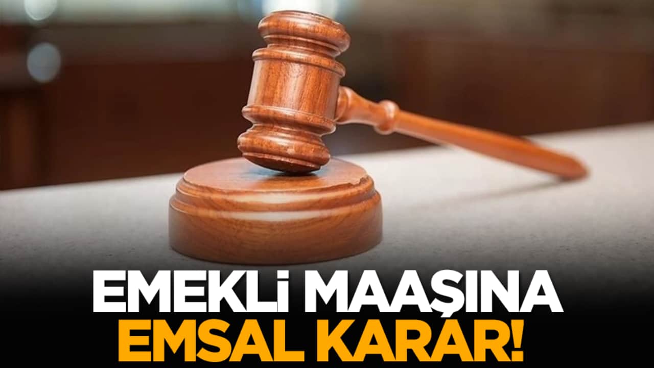Emekli maaşına emsal karar! Artık af yok