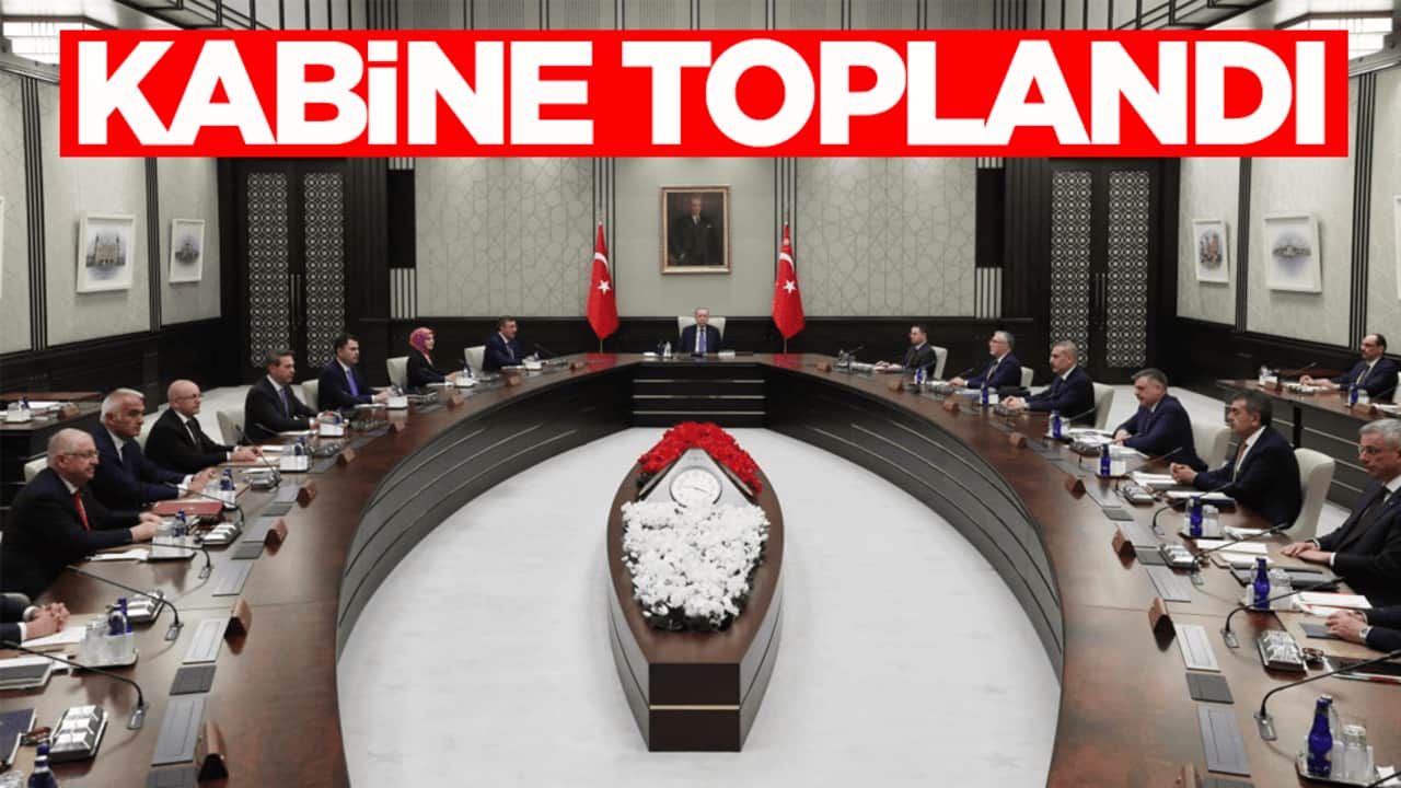 Erdoğan başkanlık ediyor! Kabine toplantısı başladı