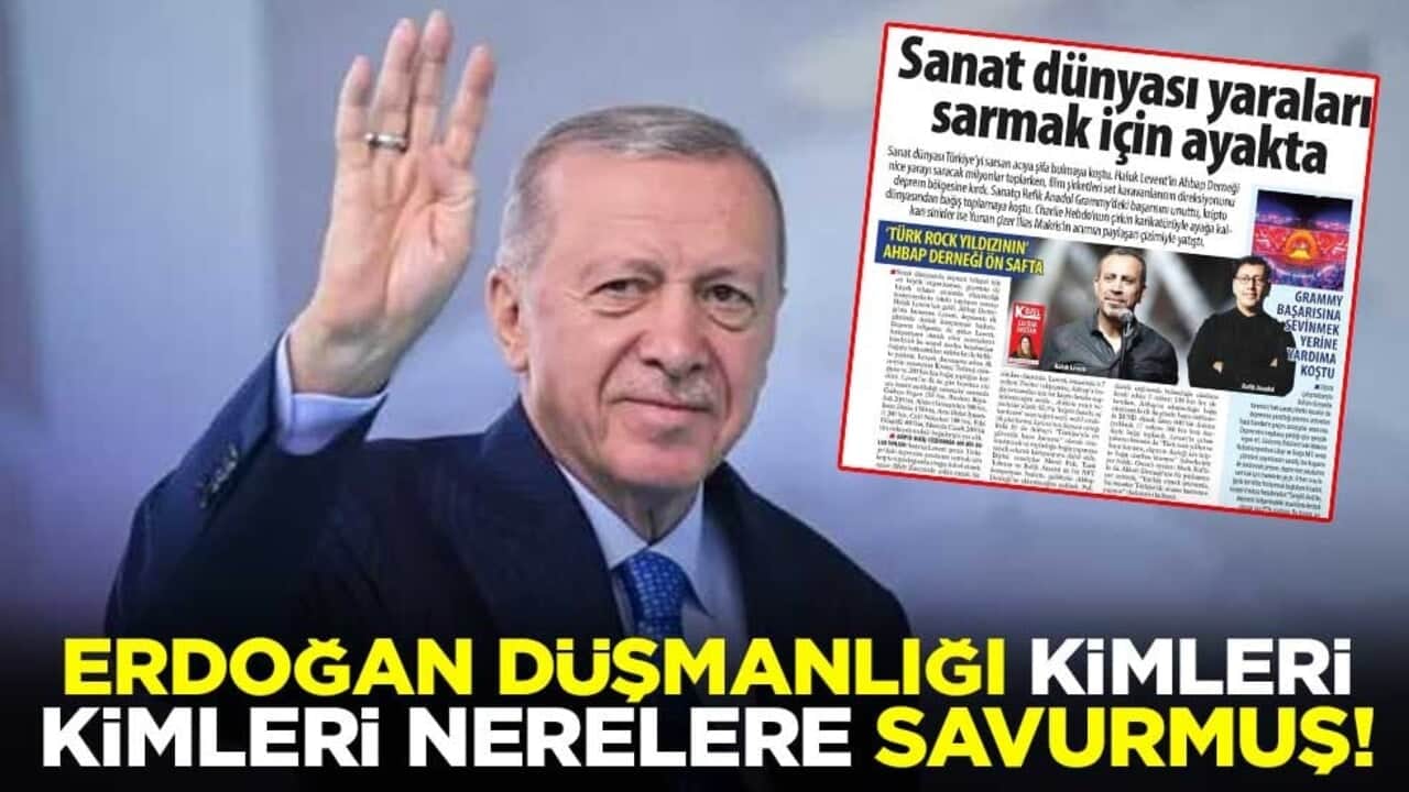 Erdoğan düşmanlığı, kimleri kimleri nerelere savurmuş!