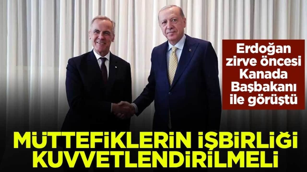 Erdoğan NATO Zirvesi öncesi Kanada Başbakanı ile görüştü! Müttefiklerin işbirliği kuvvetlendirilmeli