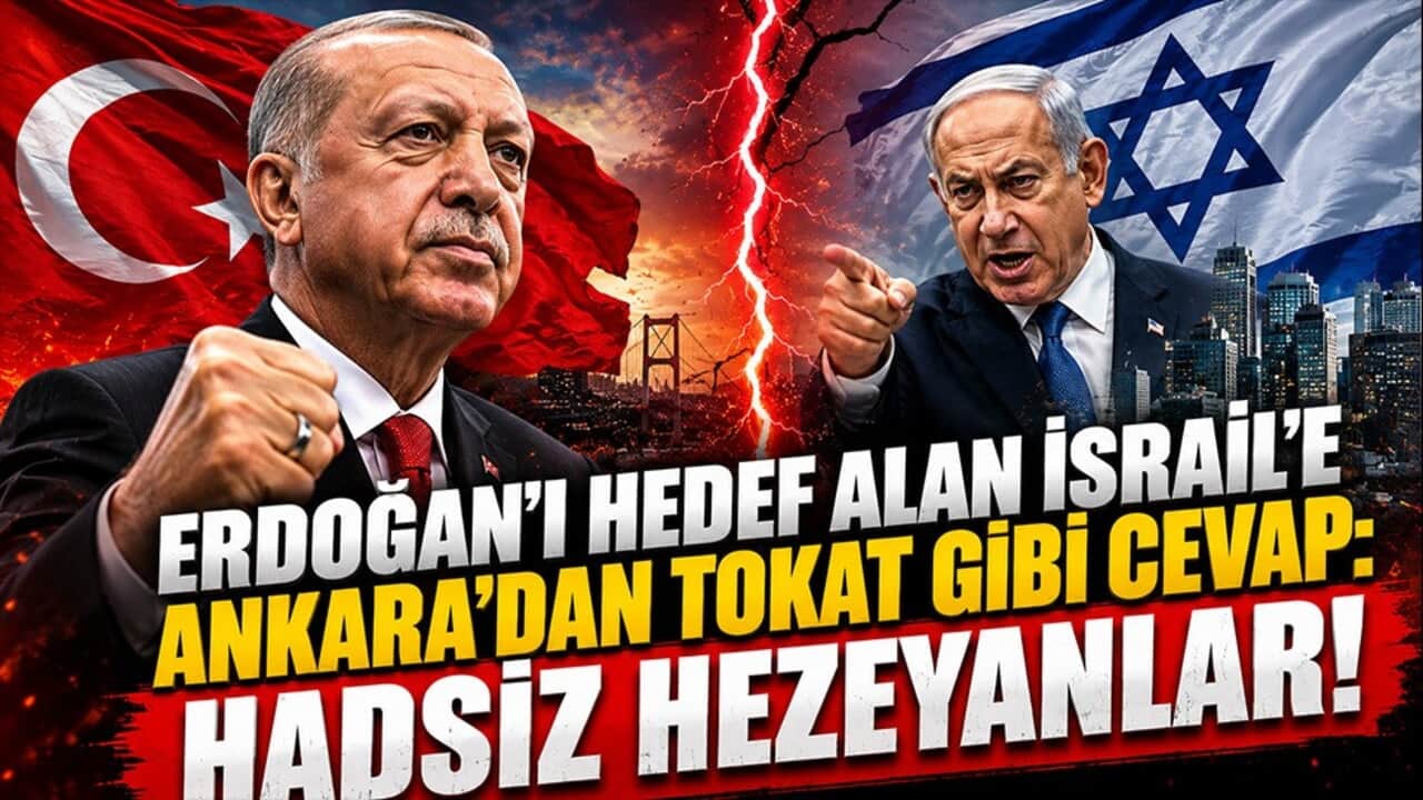 Erdoğan'ı hedef alan İsrail'e Ankara'dan tokat gibi cevap: Hadsiz hezeyanlar!