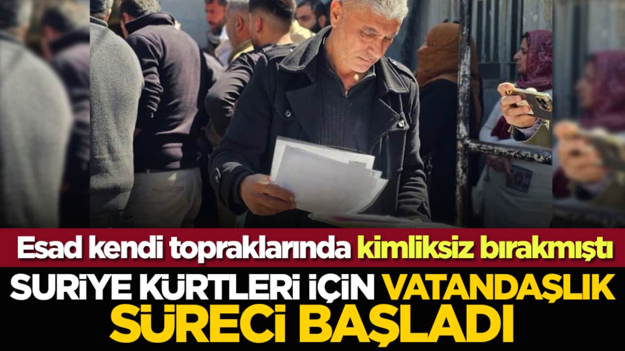 Esad kendi topraklarında kimliksiz bırakmıştı: Suriye Kürtleri için vatandaşlık süreci başladı