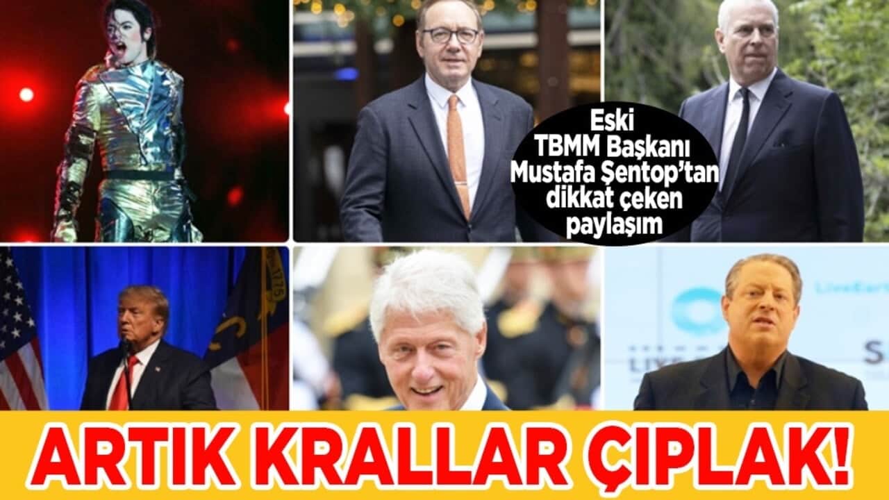 Eski TBMM Başkanı Mustafa Şentop'tan dikkat çeken paylaşım: Artık krallar çıplak...