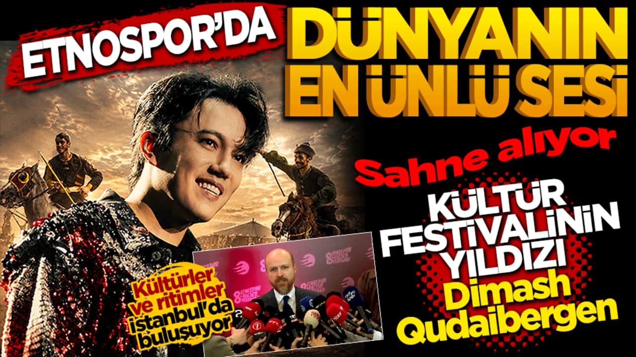 Etnospor’da dünyanın en ünlü sesi sahne alıyor: Sahnenin yıldızı Dimash Qudaibergen olacak