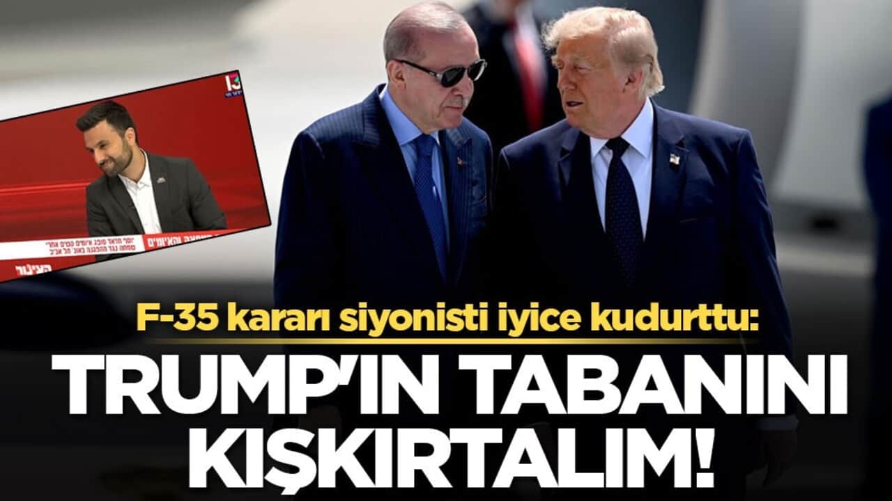 F-35 kararı siyonisti iyice kudurttu: Trump'ın tabanını kışkırtalım!