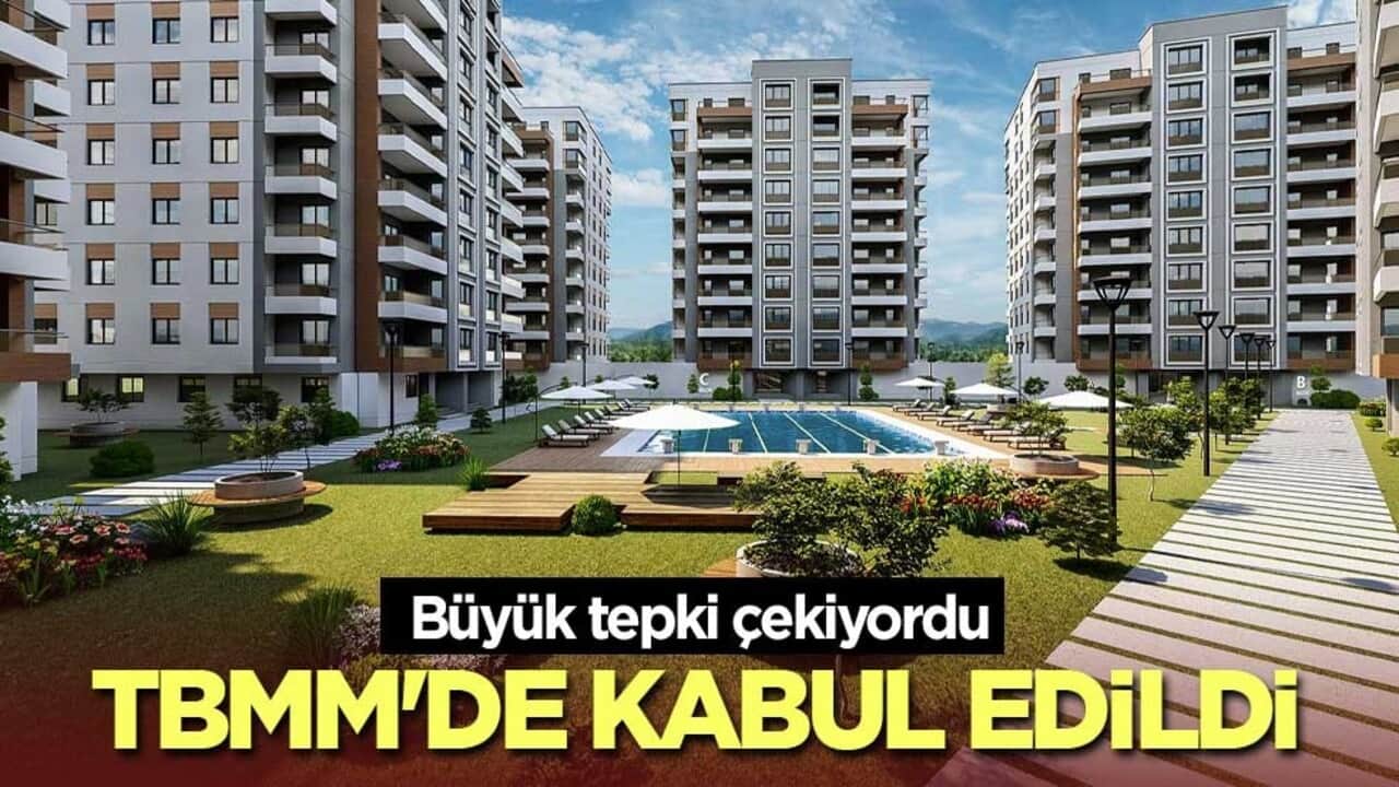 Fahiş site aidatları olmayacak! TBMM'de kabul edildi