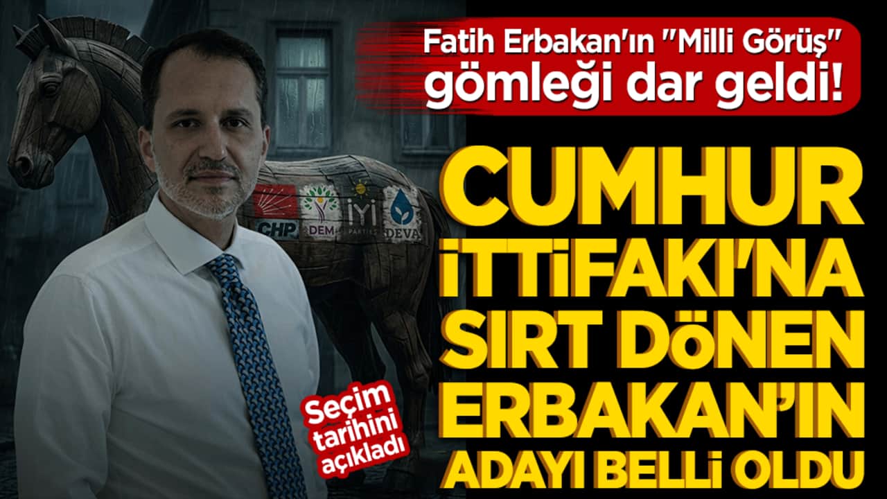 Fatih Erbakan'ın "Milli Görüş" gömleği dar geldi! Cumhur İttifakı'na sırt dönen Erbakan rotayı Mansur Yavaş'a kırdı