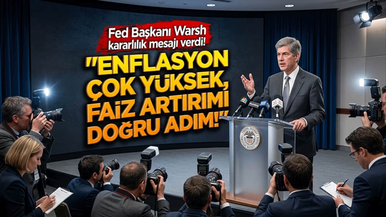 Fed Başkanı Warsh kararlılık mesajı verdi! "Enflasyon çok yüksek, faiz artırımı doğru adım!"