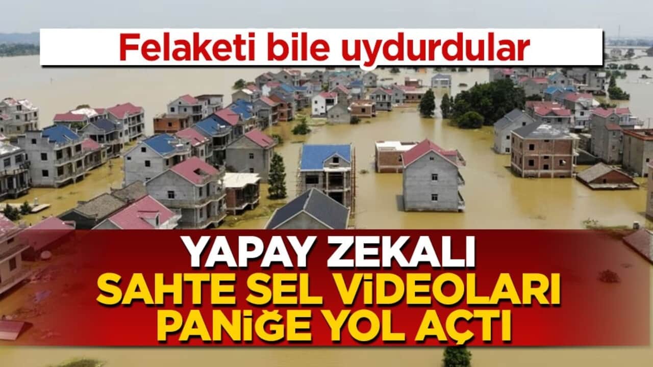 Felaketi bile uydurdular! Yapay zekalı sahte sel videoları paniğe yol açtı