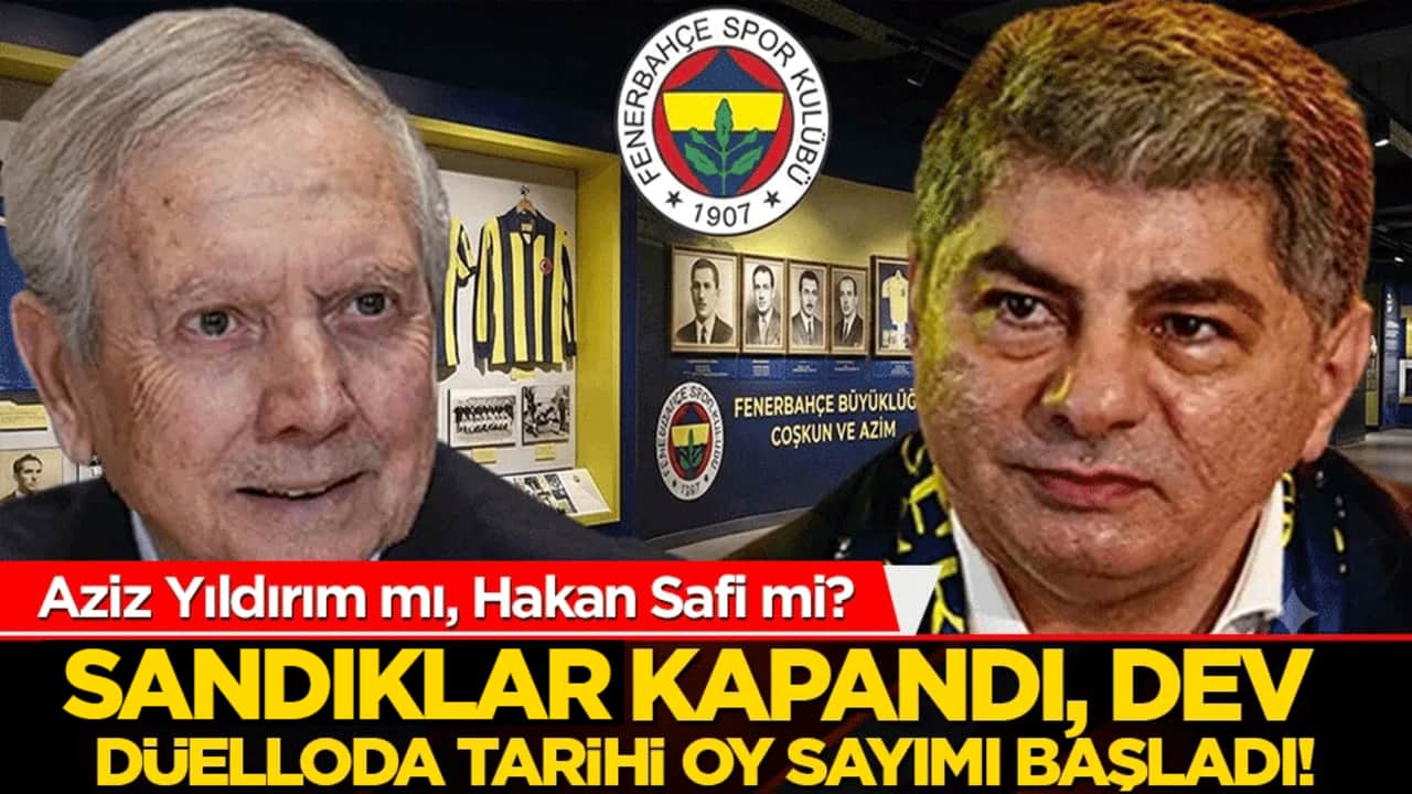 Fenerbahçe'de seçim tamamlandı, nefesler tutuldu! Sandıklar kapandı, dev düelloda tarihi oy sayımı başladı!
