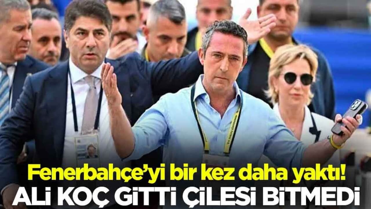 Fenerbahçe’yi bir kez daha yaktı! Ali Koç gitti çilesi bitmedi