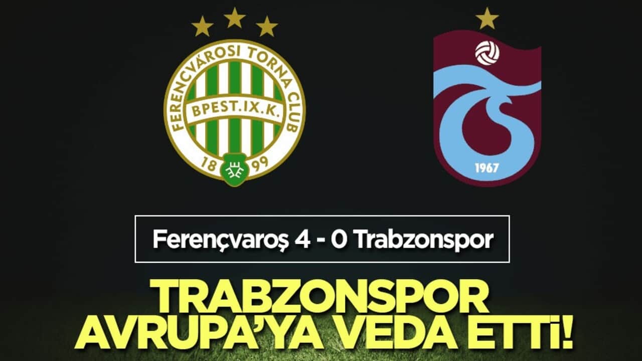 Trabzonspor Avrupa’ya veda etti!