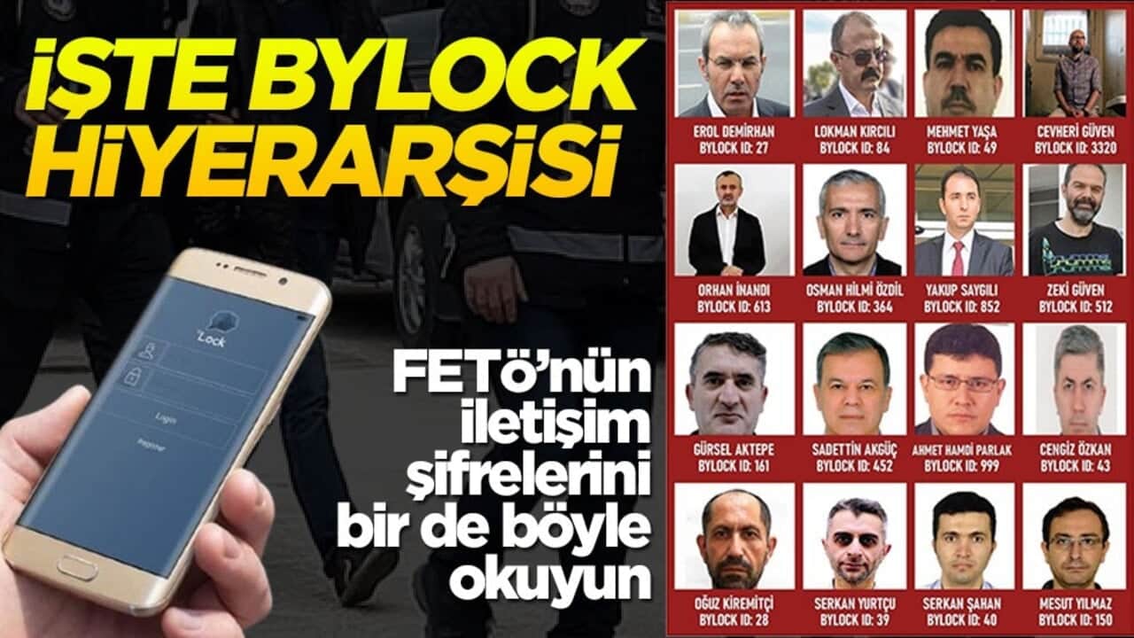 FETÖ’nün iletişim şifrelerini bir de böyle okuyun! İşte ByLock hiyerarşisi