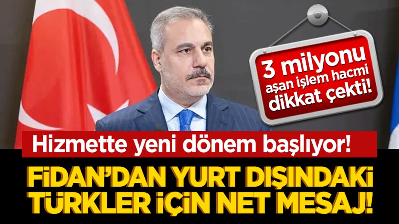 Fidan’dan yurt dışındaki Türkler için net mesaj! Hizmette yeni dönem başlıyor! 3 milyonu aşan işlem hacmi dikkat çekti!