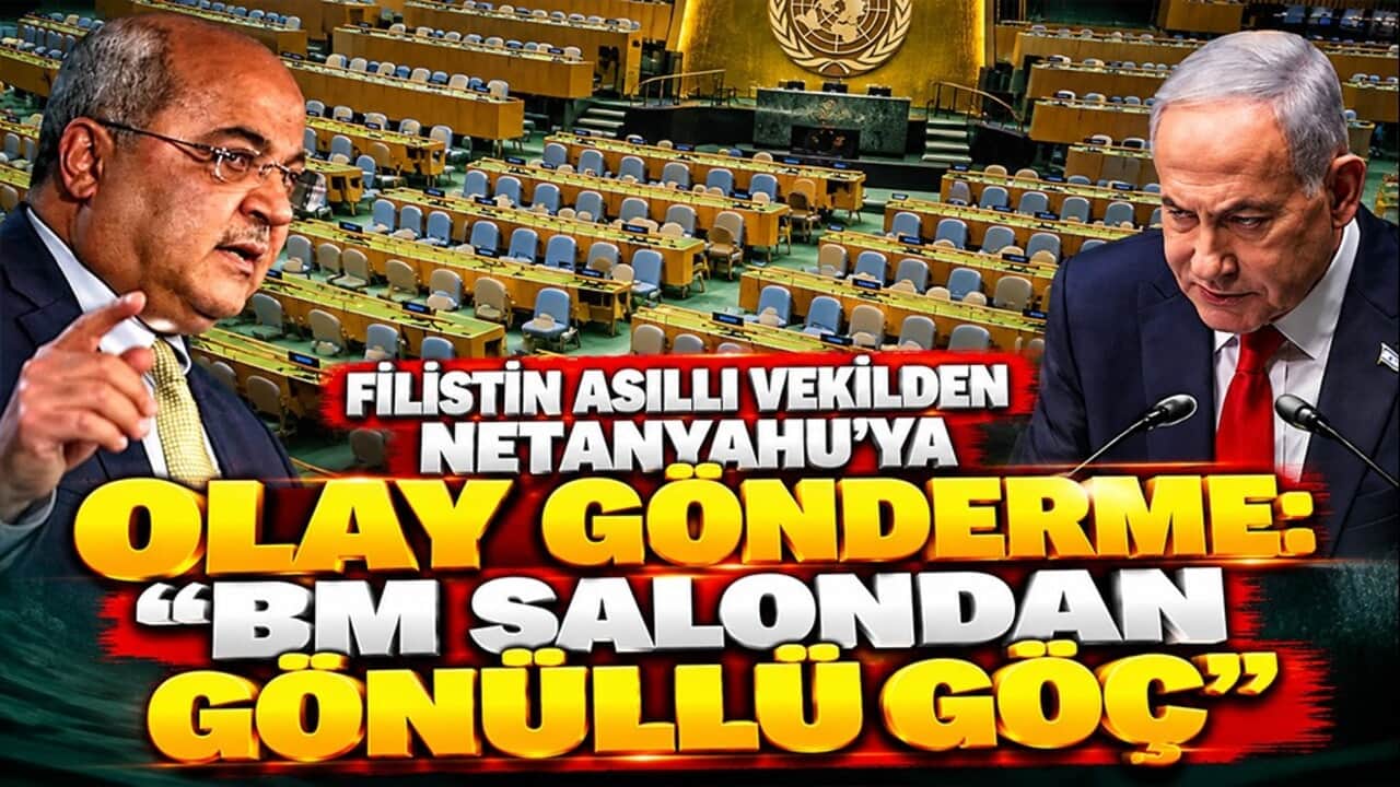 Filistin asıllı vekilden Netanyahu’ya olay gönderme: "BM salondan gönüllü göç"