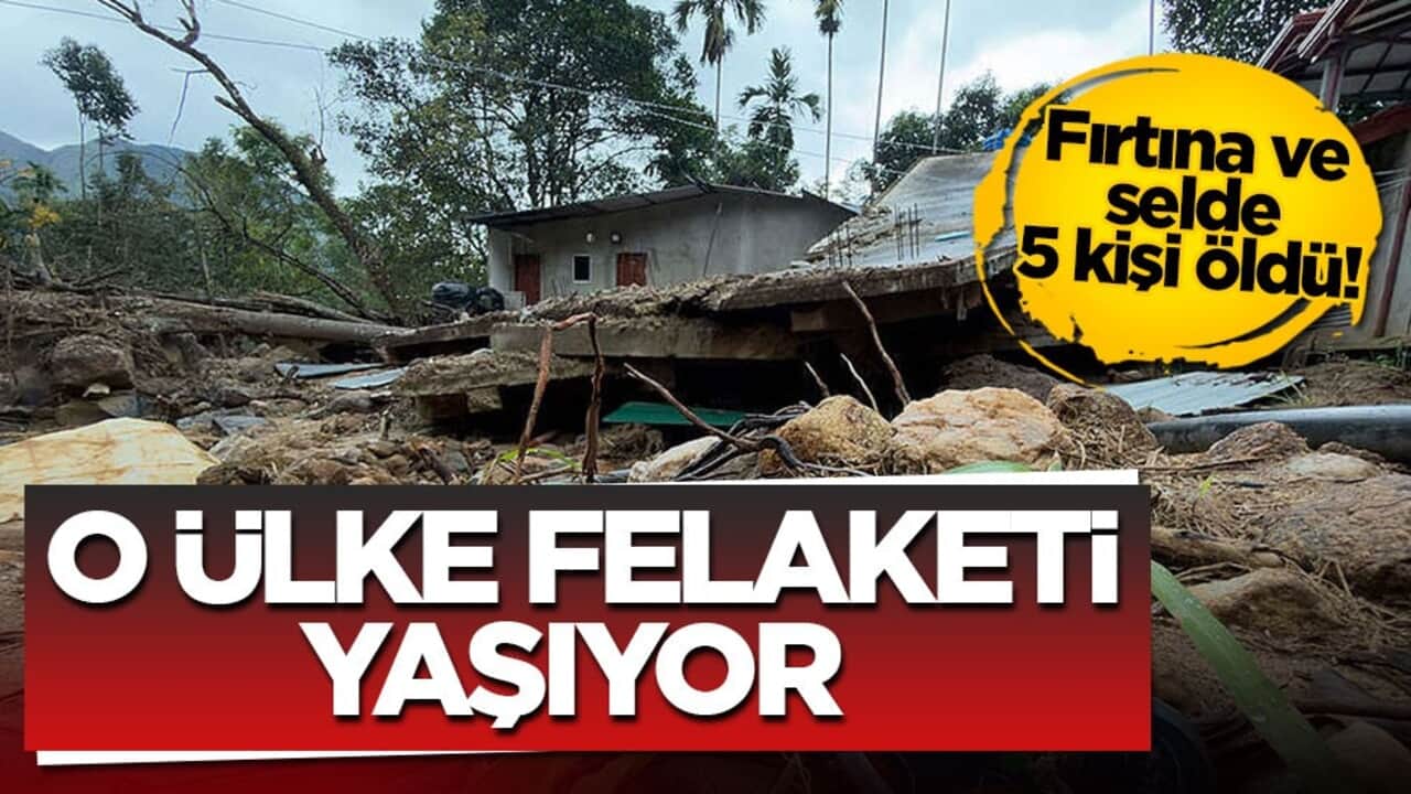 Fırtına ve selde 5 kişi öldü! O ülke felaketi yaşıyor