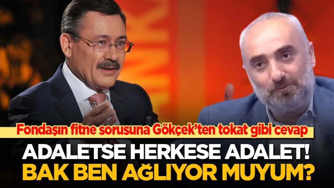 Fondaşın fitne kokan sorusuna Gökçek’ten tokat gibi cevap: Adaletse, herkese adalet! Bakın ben ağlıyor muyum?