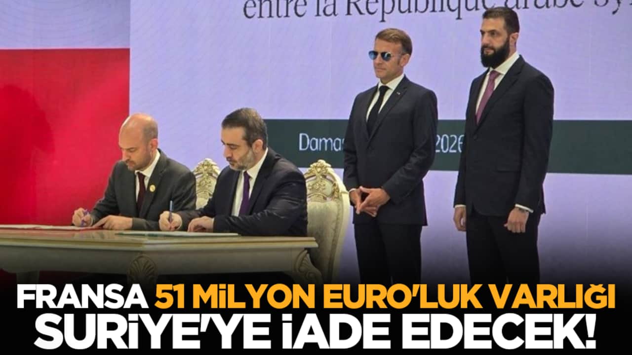 Fransa, 51 milyon euro'luk varlığı Suriye'ye iade edecek!