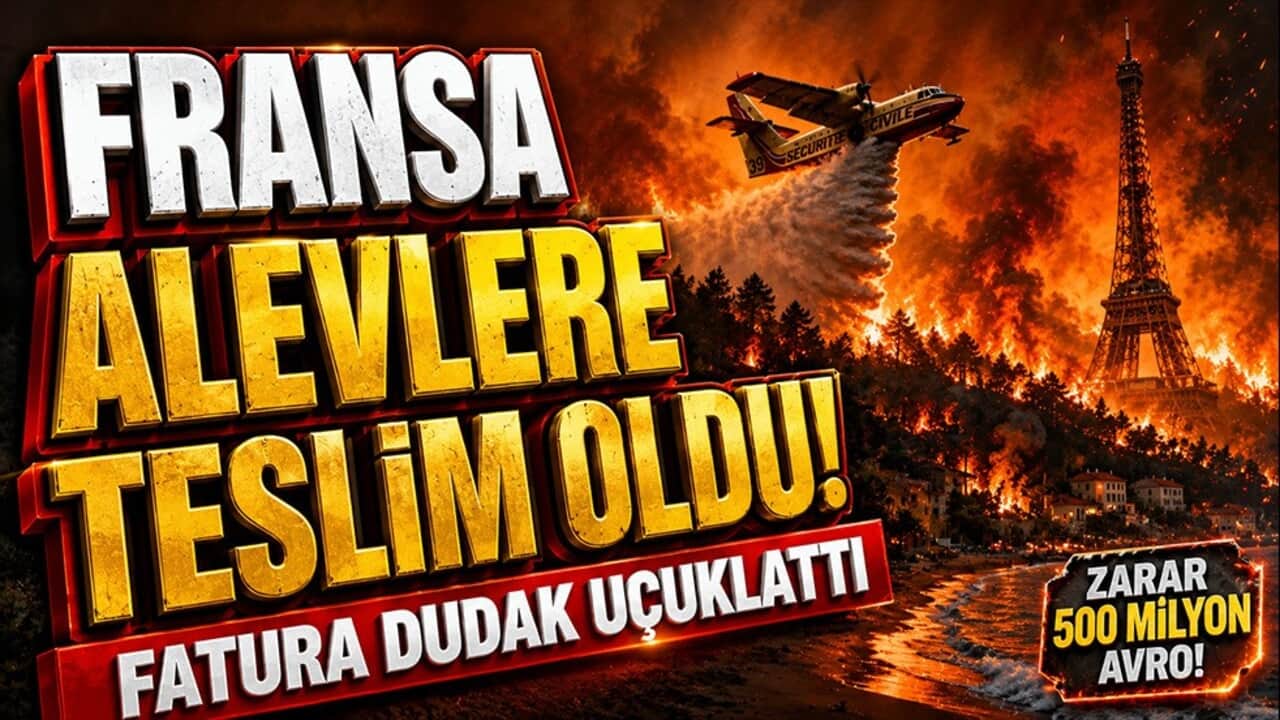 Fransa alevlere teslim oldu! Yangınların faturası dudak uçuklattı