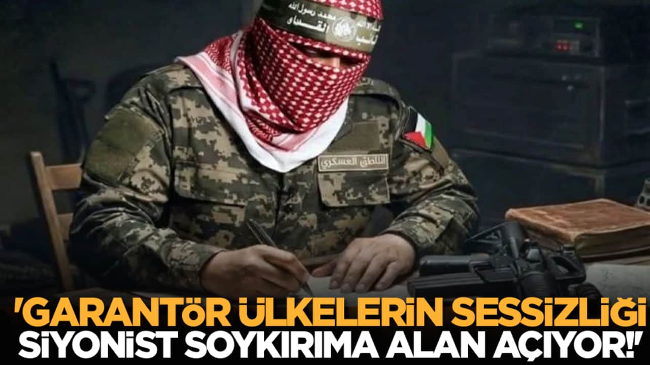 'Garantör ülkelerin sessizliği siyonist soykırıma alan açıyor!'