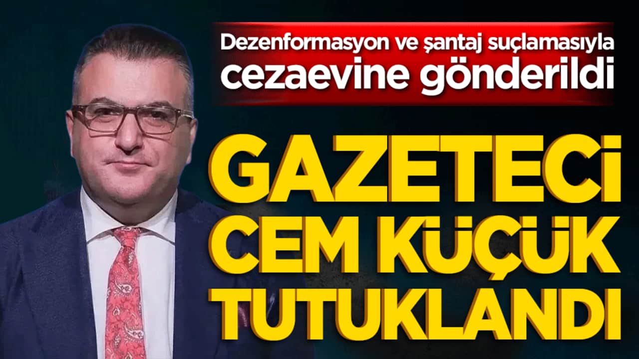 Gazeteci Cem Küçük tutuklandı