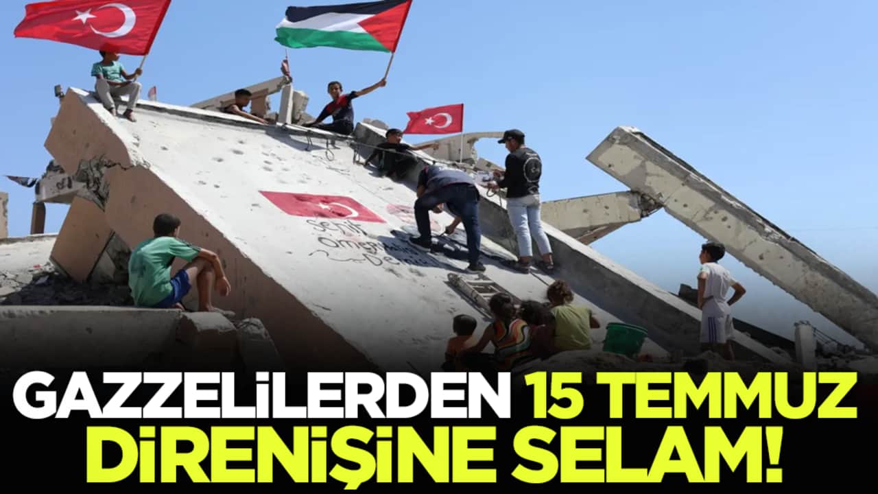 Gazzelilerden 15 Temmuz direnişine selam!