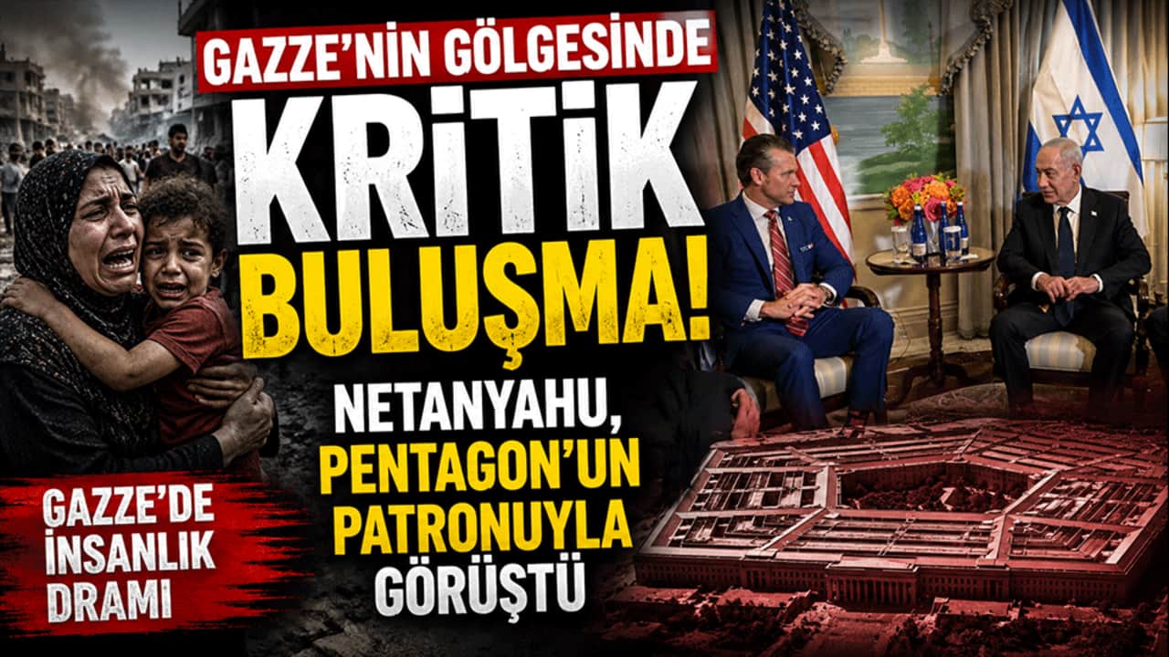 Gazze'nin gölgesinde kritik buluşma! Netanyahu, Pentagon'un patronuyla görüştü