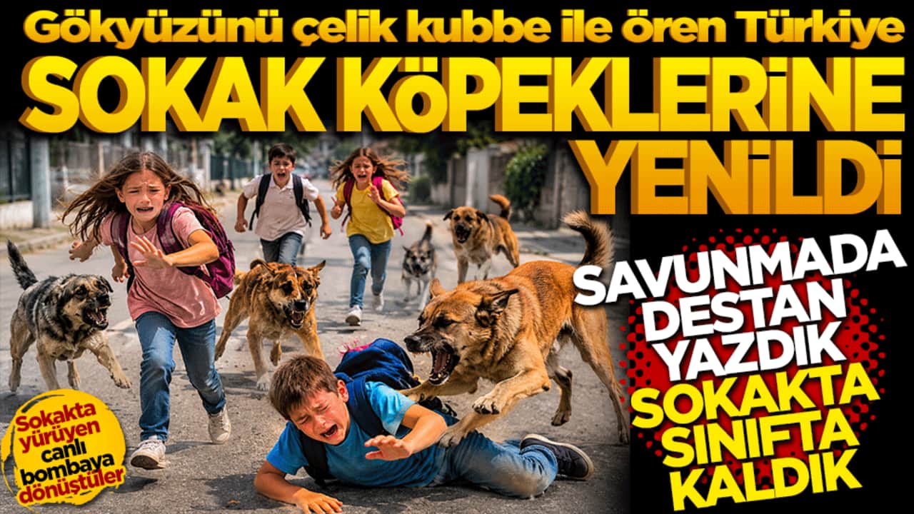 Gökyüzünü çelik kubbe ile ören Türkiye Sokak köpeklerine karşı çaresiz kaldı! Savunmada destan yazdık, sokakta sınıfta kaldık