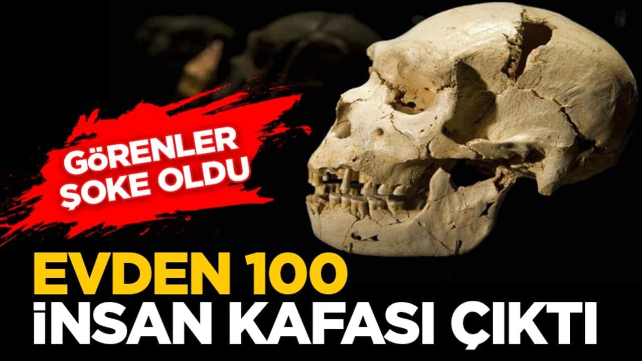 Görenler şoke oldu: Evden 100 insan kafası çıktı