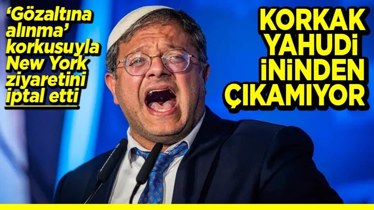"Gözaltına alınma" korkusuyla New York ziyaretini iptal etti Korkak Yahudi ininden çıkamıyor