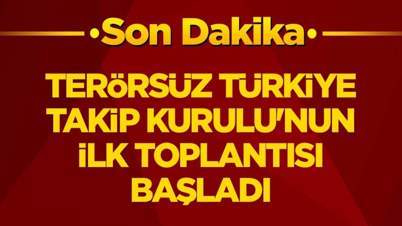 Gözler Beştepe’de! Terörsüz Türkiye Takip Kurulu'nun ilk toplantısı başladı