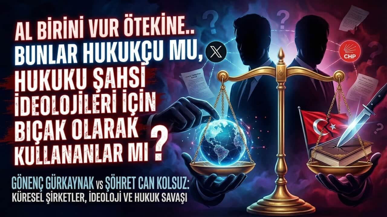 Bunlar hukukçu mu, hukuku şahsi ideolojileri için bıçak olarak kullananlar mı?