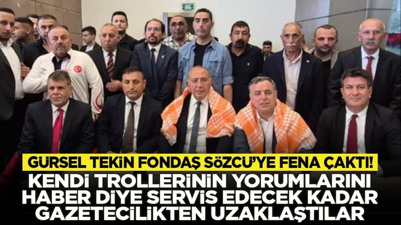 Gürsel Tekin fondaş Sözcü’ye fena çaktı! "Kendi trollerinin yorumlarını haber diye servis edecek kadar gazetecilikten uzaklaştılar"