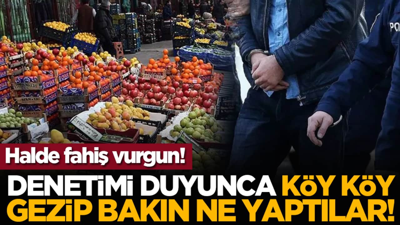 Halde fahiş vurgun! Denetimi duyunca köy köy gezip bakın ne yaptılar!