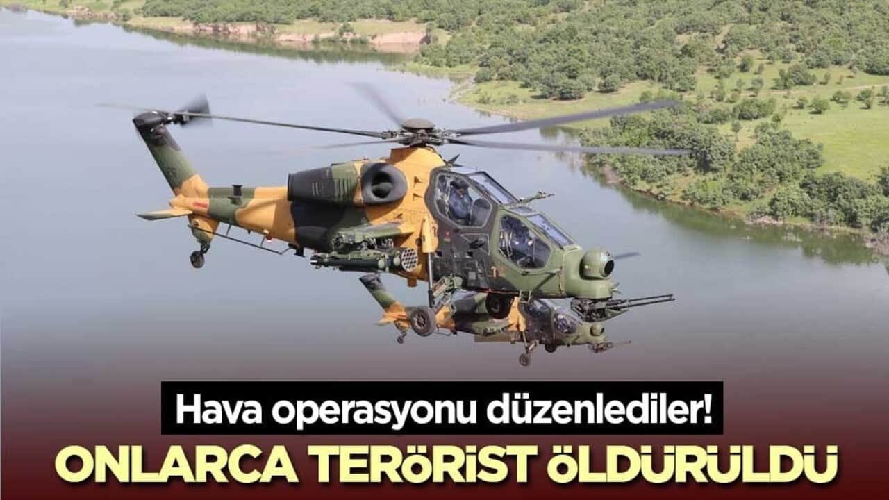 Hava operasyonu düzenlediler! Onlarca terörist öldürüldü