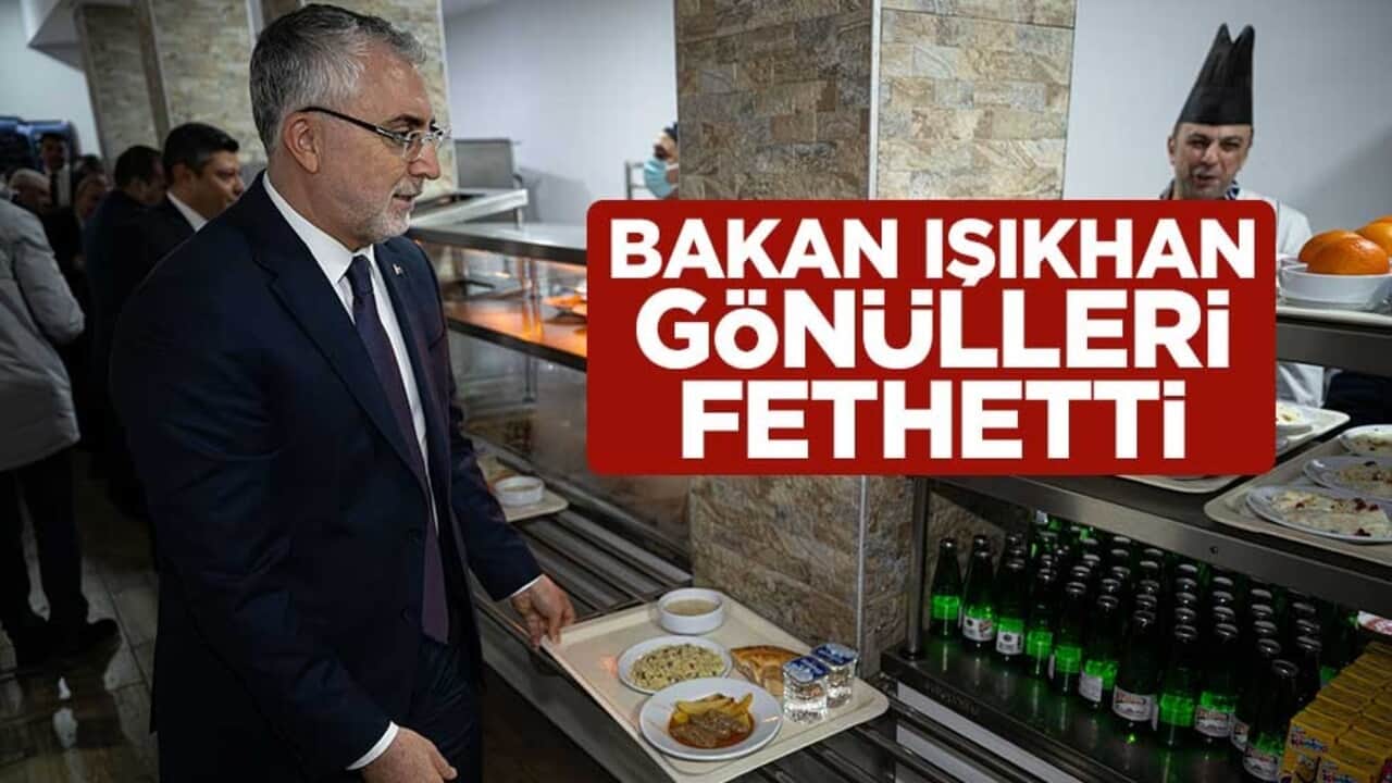 Helal olsun! Çalışma ve Sosyal Güvenlik Bakanı Vedat Işıkhan, gönülleri fethetti