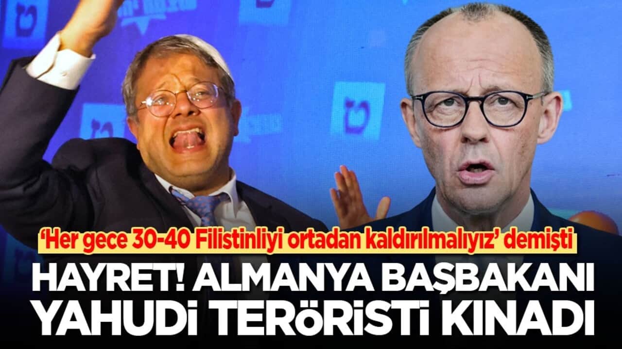 ‘Her gece 30-40 Filistinliyi ortadan kaldırılmalıyız’ demişti! Hayret! Almanya Başbakanı Yahudi teröristi kınadı