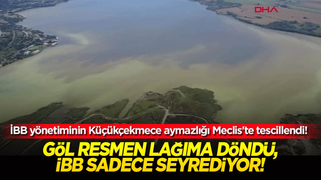 İBB yönetiminin Küçükçekmece aymazlığı Meclis'te tescillendi! Göl resmen lağıma döndü, İBB sadece seyrediyor!