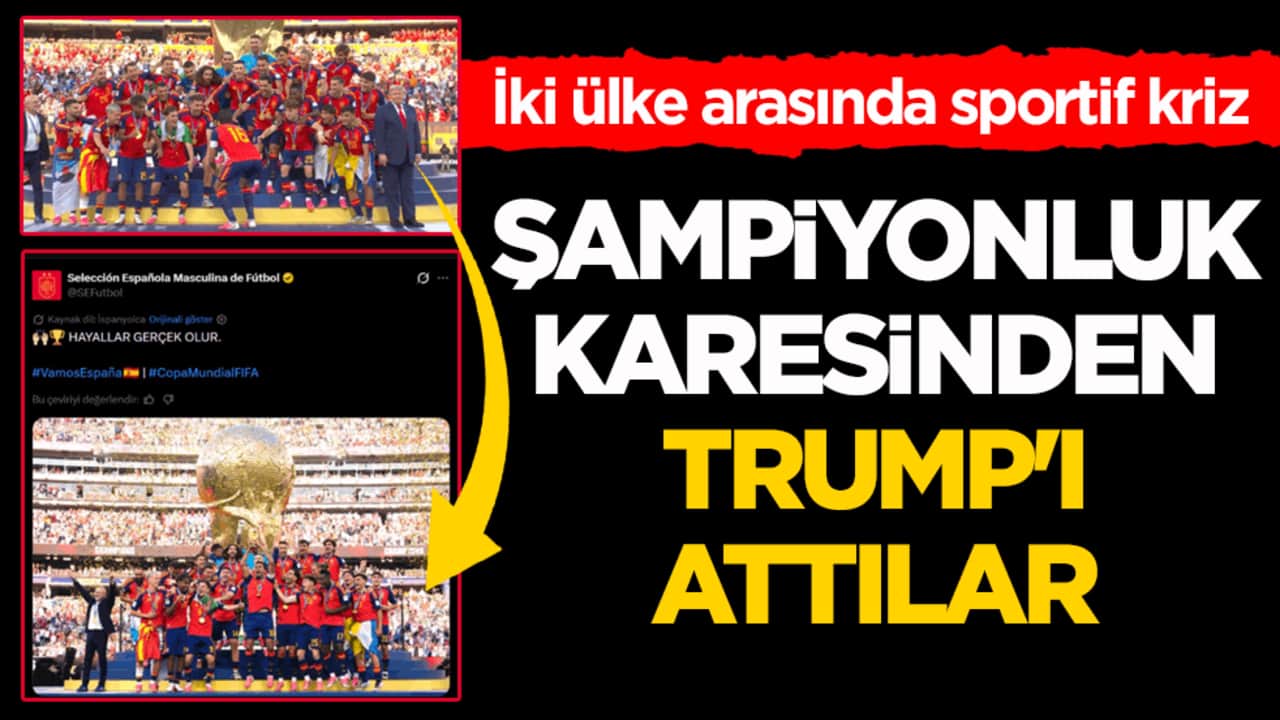 İki ülke arasında sportif kriz! Şampiyonluk karesinden Trump'ı attılar