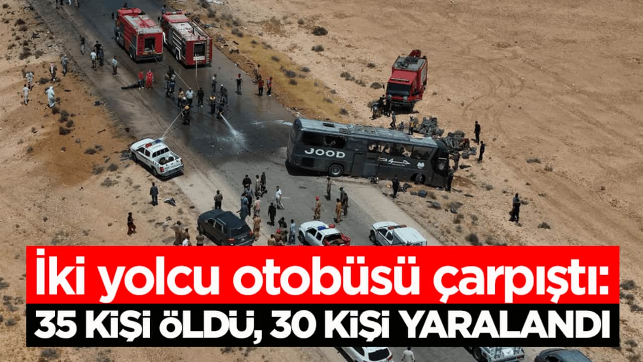 İki yolcu otobüsü çarpıştı: 35 kişi öldü, 30 kişi yaralandı